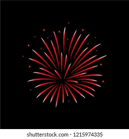 fireworks  logo icon design template vector