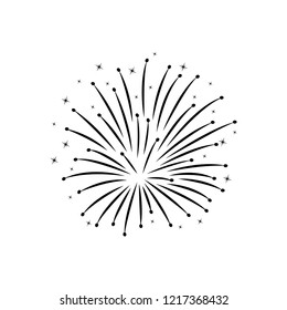 fireworks  logo icon design template vector