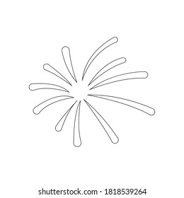 fireworks logo stock illustration design