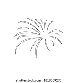 fireworks logo stock illustration design