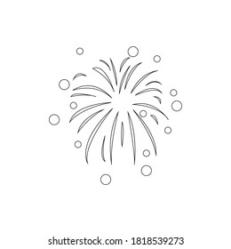 fireworks logo stock illustration design