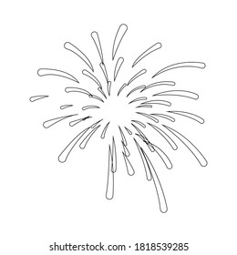 fireworks logo stock illustration design