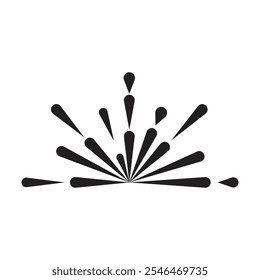 ícone de modelo de logotipo do fireworks design de ilustração