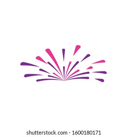 Fireworks Logo Template vector symbol nature