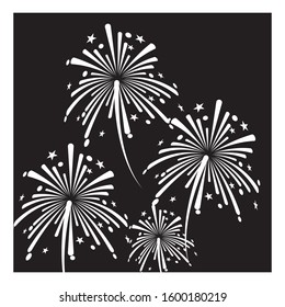 Fireworks Logo Template vector symbol nature