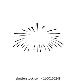 Fireworks Logo Template vector symbol nature