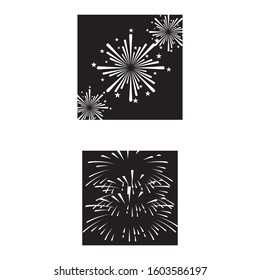 Fireworks Logo Template vector symbol nature