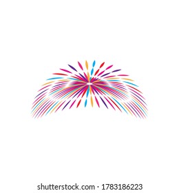 Fireworks Logo Template vector symbol.