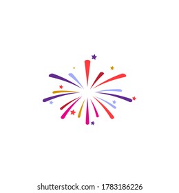 Fireworks Logo Template vector symbol.