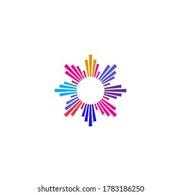 Fireworks Logo Template vector symbol.