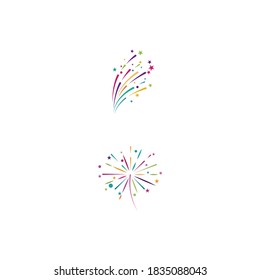 Fireworks Logo Template vector symbol nature