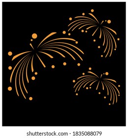 Fireworks Logo Template vector symbol nature