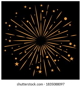 Fireworks Logo Template vector symbol nature