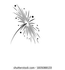Fireworks Logo Template Vektorsymbol