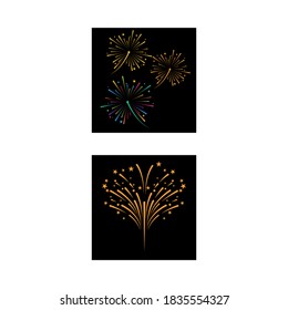 Fireworks Logo Template vector symbol nature