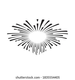 Fireworks Logo Template vector symbol nature