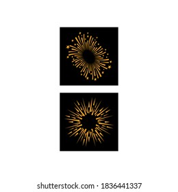 Fireworks Logo Template vector symbol nature