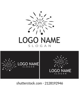 Fireworks Logo Template vector symbol