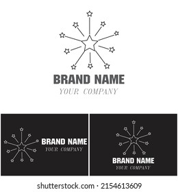 Fireworks Logo Template vector symbol