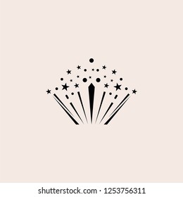 fireworks logo vector