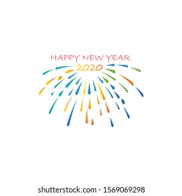 fireworks logo vector template design