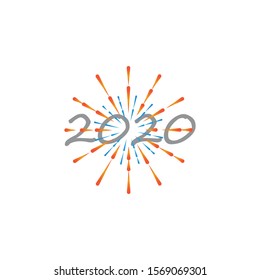 fireworks logo vector template design