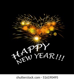 Fireworks for new year