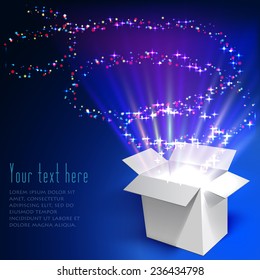 fireworks out of the box can be used as background for greeting cards and presentations