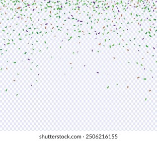 Fireworks and pollen that are often used in promotions and events illustration set. party, diary, decorate, event. Vector drawing. Hand drawn style, Vector confetti png. Multi-colored tinsel, confetti