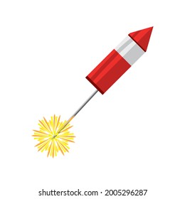 fireworks rocket festive isolated image