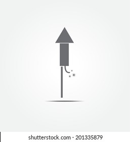 fireworks rocket icon