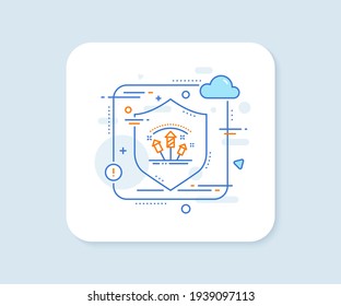 Icono de la línea del cohete de fuegos artificiales. Señal de saludo pirotécnico. Vector