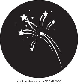 Fireworks rockets sign icon. Explosive pyrotechnic device symbol