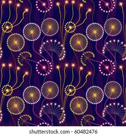 fireworks seamless background