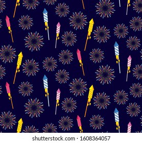 fireworks seamless pattern. Seamless of fireworks. fireworks pattern. Funny pattern. Abstract seamless pattern. Star seamless .
