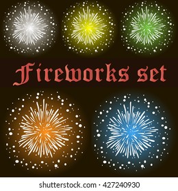 Fireworks set