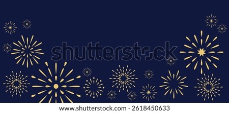 Fireworks set of poster, banner, card, symbols. Celebration, winner, New year party, anniversary flayer design. Chinese new year abstract background with copy space.
