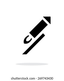 Fireworks simple icon on white background. Vector illustration.