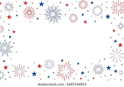 fireworks in the sky - 4th july independence day