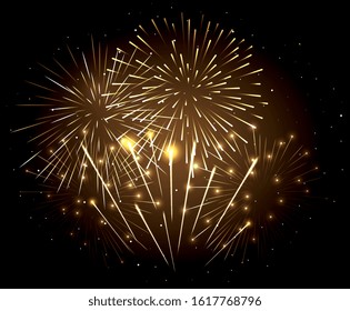 fireworks splash explosion background icon vector illustration design