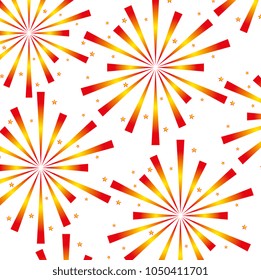 fireworks splash pattern background