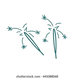 fireworks stick icon