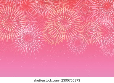 fireworks summer light sky background