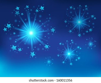 Fireworks Theme Image 1 - eps10 Vektorgrafik.