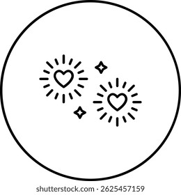 Fireworks vector icon. Can be used for printing, mobile and web applications.