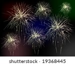 Fireworks vector illustration