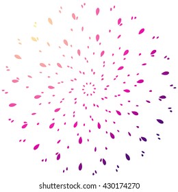 Fireworks vector illustration
