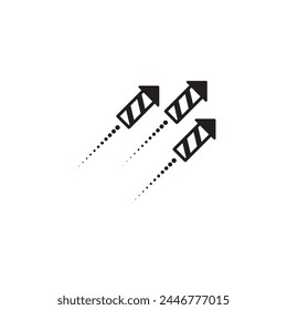 Fireworks vector illustration design template
