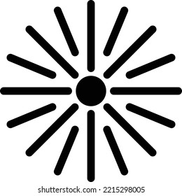 fireworks  Vector illustration on a transparent background. Premium quality symmbols. Glyphs vector icons for concept and graphic design. 

