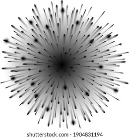 Fireworks Vector Template Design Illustration